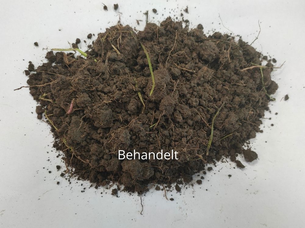 Boden Behandelt mit Grow PEQ MiCrops
