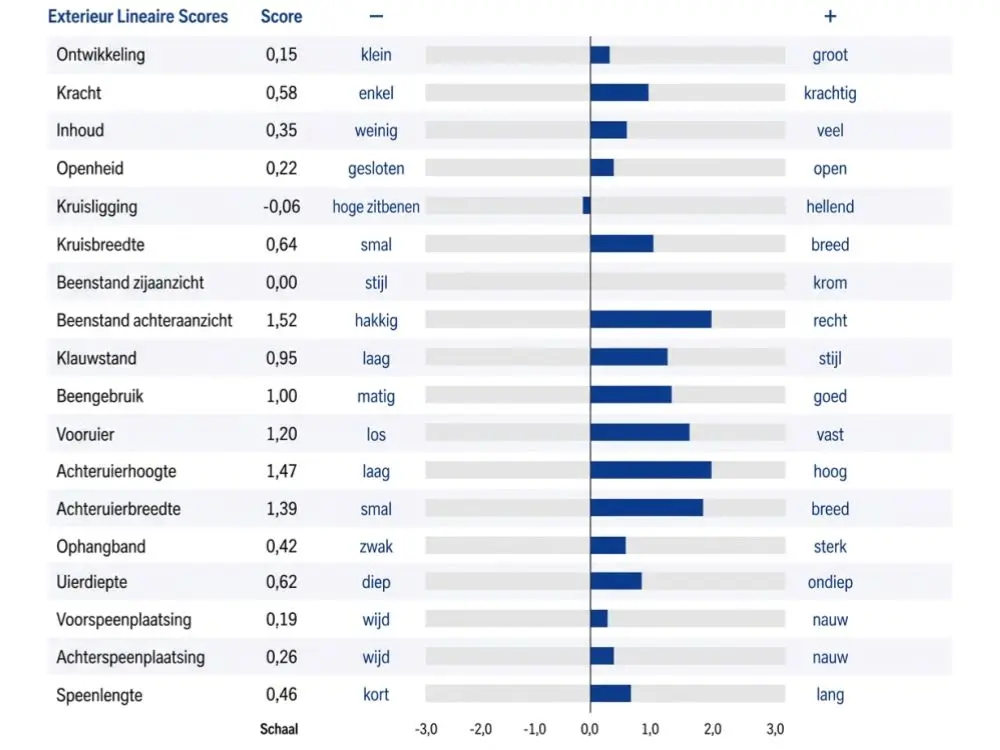 Schema Exterieur lineaire score