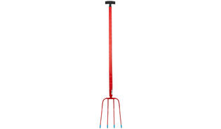 Fourche d'écurie 4 dents manche fibre