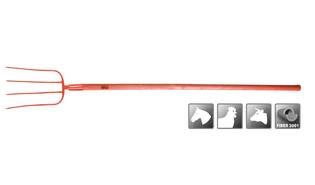 Dunggabel 4Z Fiberstiel 130 Cm ohne T-Griff