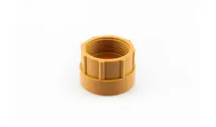 Adapter für Pumpe DIN71 (gelb)