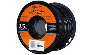 Câble de terre 2,5mm souple, rouleau de 100m, 35 Ohm/km