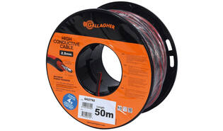 Erd- und Zuleitungskabel XL Rot 2,5mm 50m
