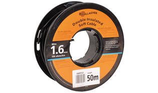 Câble de terre 1,6mm souple, rouleau de 50m, 100 Ohm/km