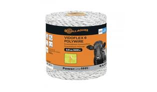 Vidoflex 6 PowerLine wit 400m