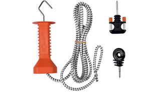 Cord-Torset dehnbar 3 bis 6 m weiß