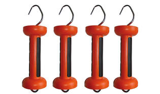 Torgriff Soft Touch Orange Standard (Edelstahl) 4er Pack (4)