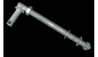 Gond fileté réglable pour portail 350 x 20 mm