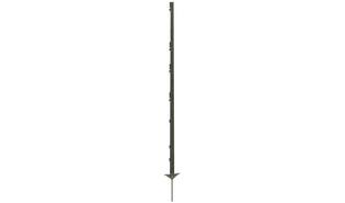 Vollkunststoffpfahl m.Stahl- spitze, 125 cm, Doppeltritt  443492